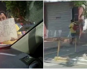 La dura historia detrás del sanjuanino que finge una renguera para pedir limosnas