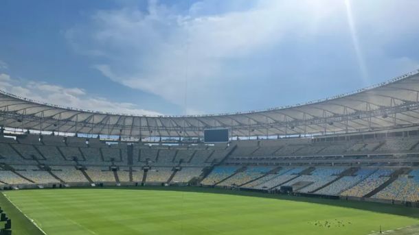 Así está el césped del estadio Maracaná a días de la final de la Copa Libertadores