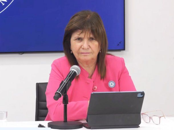 La ministra de Seguridad