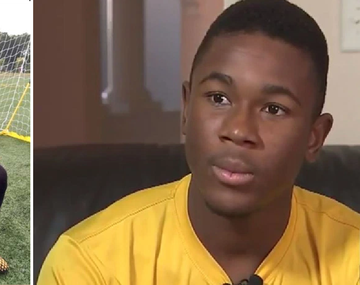 Reuben Nsemoh, tiene 16 años y ataja en el Brookwood High School (Georgia)