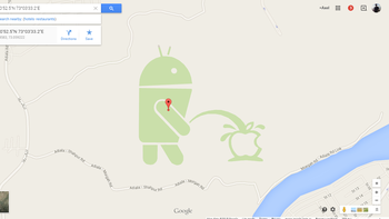 google muestra al logo de android orinando sobre apple google muestra al logo de android orinando sobre apple