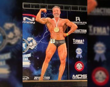 Luque ganó un torneo de fisicoculturismo en medio del juicio por la muerte de Maradona