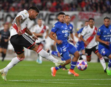 River le ganó a Unión en el Monumental y se aseguró la punta de la Liga Profesional