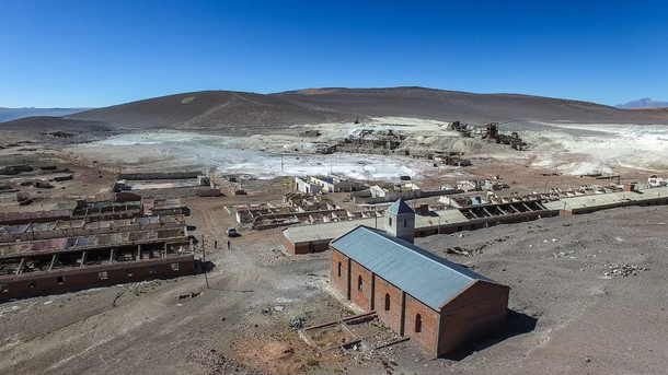 El pueblo minero con una histórica mina de azufre que fue abandonada