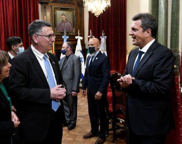 Massa recibió al vice primer ministro israelí