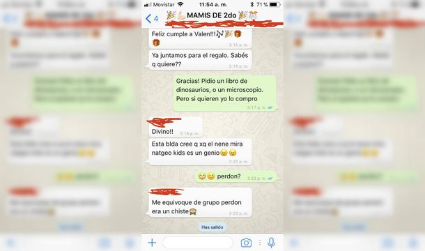 El momento incómodo -y esclarecedor- en el que una mami metió la pata