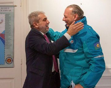 Aníbal Fernández y Sergio Berni