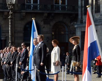 Mauricio Macri y Juliana Awada, junto a los reyes Guillermo y Máxima