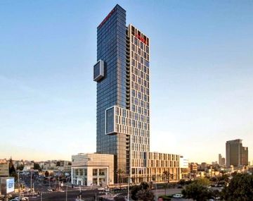 La foto de dos edificios abrazados que se viralizó en las redes sociales