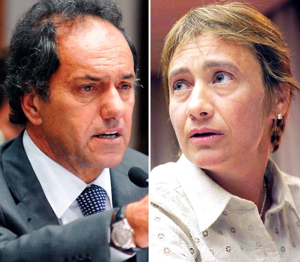 Scioli y Ríos, dos caminos frente al conflicto docente