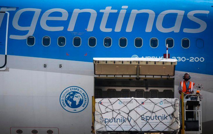 Sale desde Rusia otro vuelo con más vacunas Sputnik V
