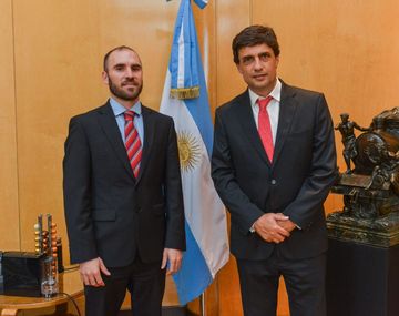 Martín Guzmán y Sebastián Lacunza