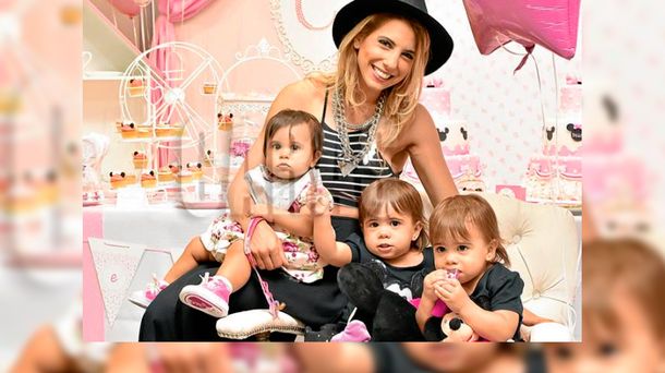 Las fotos del cumpleaños de las hijas de Cinthia Fernández
