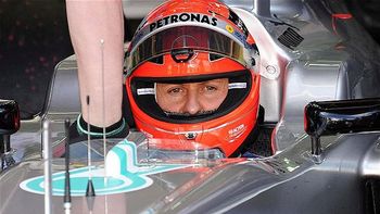schumacher fue el mas rapido, pero largara sexto schumacher fue el mas rapido, pero largara sexto