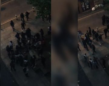 Una pelea callejera de más de 100 alumnos movilizó a la Policía en Manchester