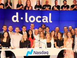 dLocal el día que salió a la Bolsa de Nueva York. dLocal el día que salió a la Bolsa de Nueva York.