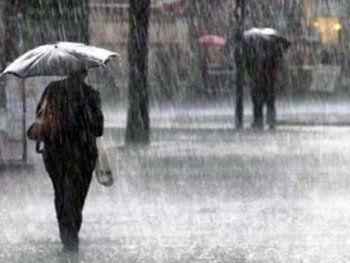 Lluvias fuertes y posible caída de granizo.