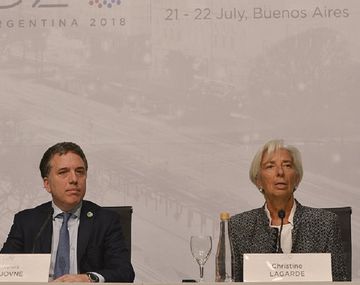 Nicolás Dujovne y Christine Lagarde