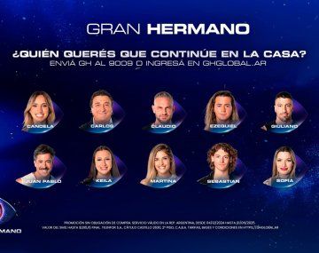 Cómo votar gratis al que querés que se quede este domingo en Gran Hermano