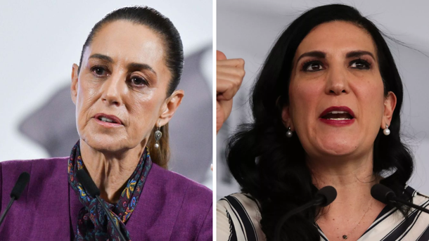 Claudia Sheinbaum reacciona a ambición de Kenia López Rabadán.