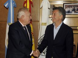 macri inicio su agenda exterior: se reunio con el canciller de espana macri inicio su agenda exterior: se reunio con el canciller de espana