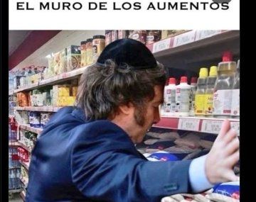 La nueva visita de Javier Milei a Israel generó una ola de memes y críticas en redes