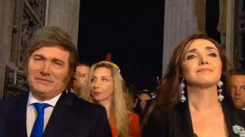 la reaccion de victoria villarruel al cruzarse con javier milei en la asamblea la reaccion de victoria villarruel al cruzarse con javier milei en la asamblea