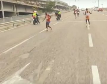Perdieron la maratón por seguir la ruta equivocada