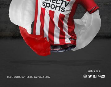 Umbro presenta el nuevo kit oficial de Estudiantes de la Plata