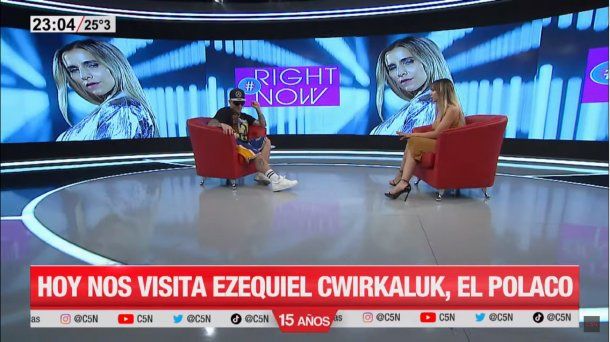 El Polaco en Right Now: Me gusta que la gente se divierta