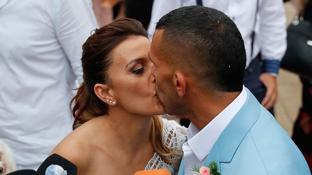 Carlos Tevez y Vanesa Mansilla se casaron&nbsp;