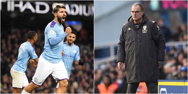 Kun Agüero y Marcelo Bielsa