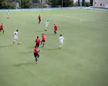 Fantasía pura y asistencia de 10: la increíble jugada del hijo de Zidane