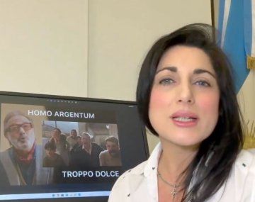 Santillán se sumó a la promoción de Homo Argentum