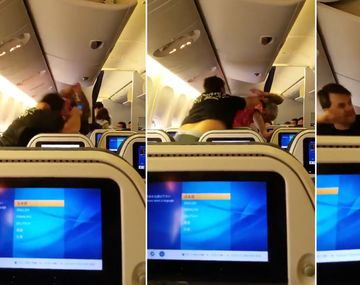Japón: la violenta pelea entre dos pasajeros en un avión