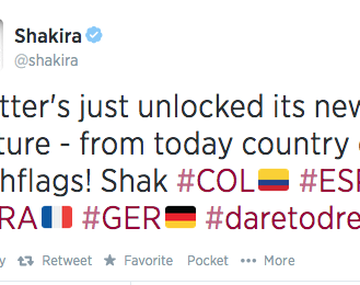 Vuelven a Twitter las banderas de los países por el Mundial