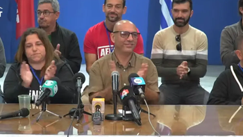 El presidente del PIT-CNT aseguró que la campaña de firmas para el plebiscito es una victoria de la democracia en Uruguay. El presidente del PIT-CNT aseguró que la campaña de firmas para el plebiscito es una victoria de la democracia en Uruguay.