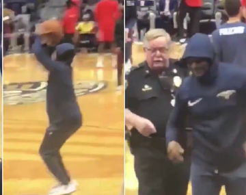 Un fanático se hizo pasar por jugador de la NBA y participó del calentamiento