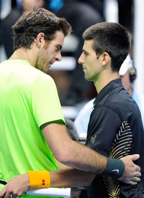 Del Potro perdió con Djokovic y se despidió del Masters de Londres