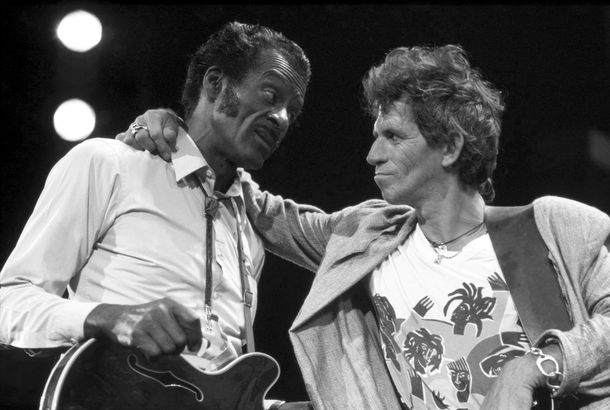 Maestro y alumno: Chuck Berry y Keith Richards