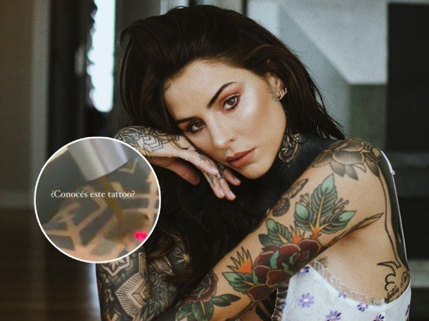 Qué hizo Candelaria Tinelli con su tatuaje emblemático