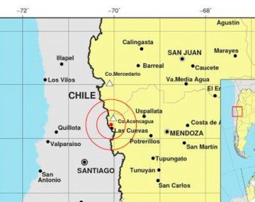 Un fuerte sismo en Mendoza se sintió hasta en Chile