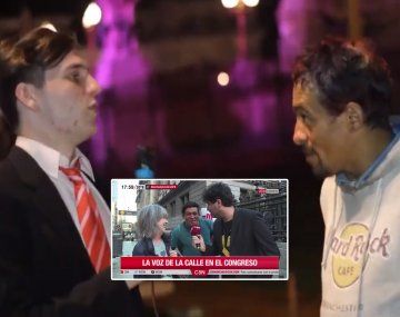 La entrevista bizarra con Gaspi del joven que interrumpió el móvil de Lautaro Maislin