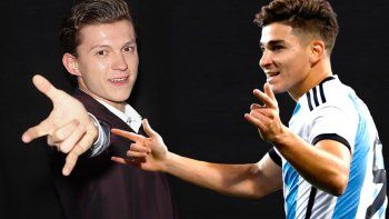 tom holland quiere conocer a julian alvarez: me encantaria tom holland quiere conocer a julian alvarez: me encantaria