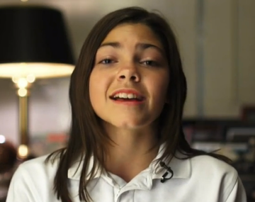 Una nena de 13 entrena para ir a Marte