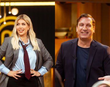 Así fue el primer cruce de chicanas entre Maxi López y Wanda en MasterChef: Congelado...
