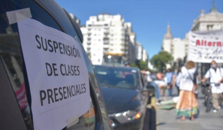 Paro docente en la Ciudad de Buenos Aires y la provincia de Mendoza por falta de protocolos y de adhesión al CFE