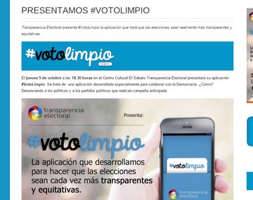 Lanzan una app para denunciar candidatos que infrinjan la ley electoral