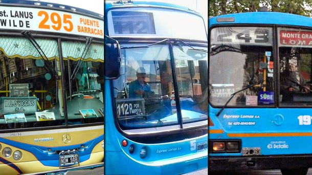 Paro de cuatro líneas de colectivos afecta a miles de usuarios en el sur del GBA