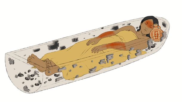 Encontraron en San Martín de los Andes una mujer enterrada en una canoa hace 900 años